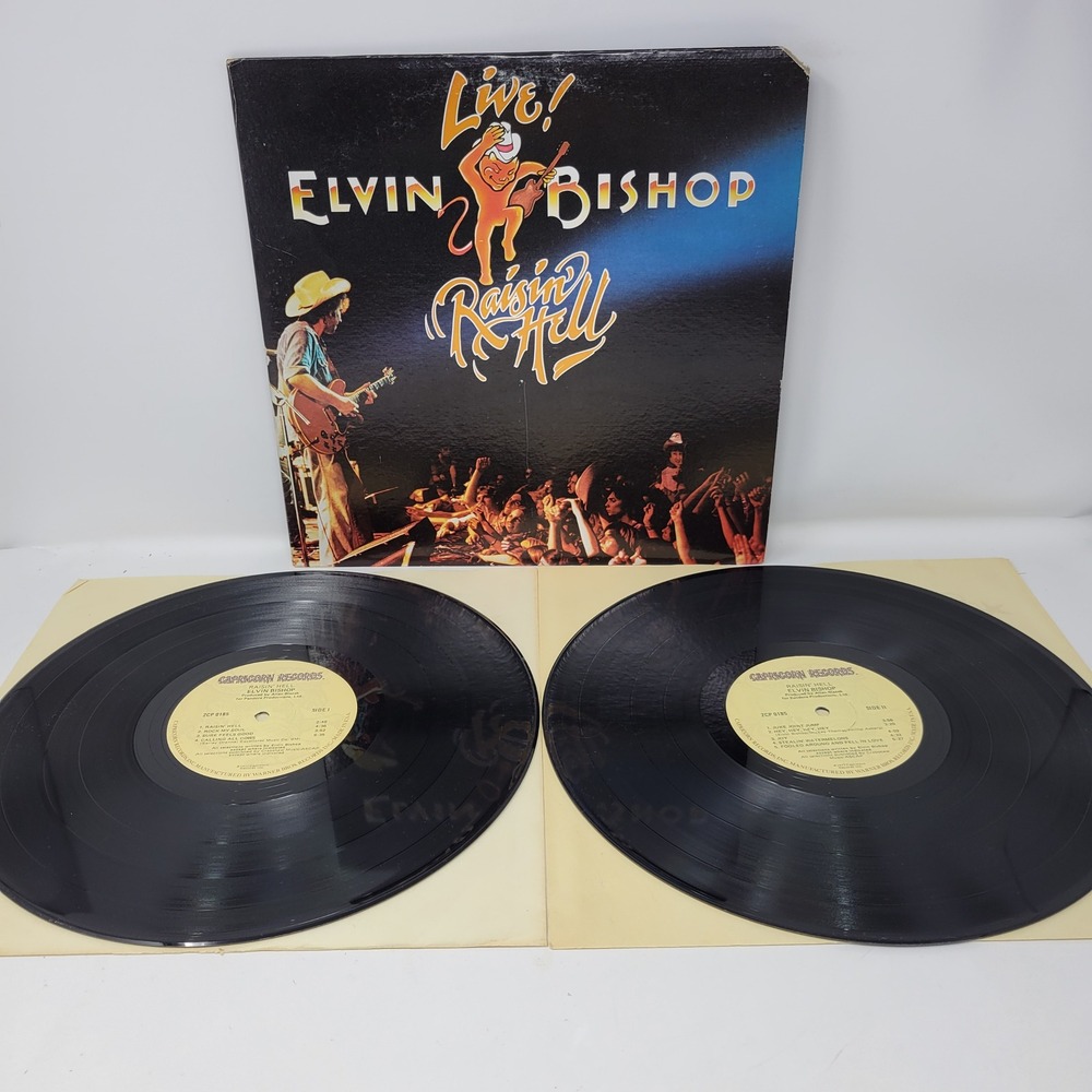 Elvin Bishop‎ Raisin Hell Live Capricorn Records Vinyl Record Album 2LP 1977